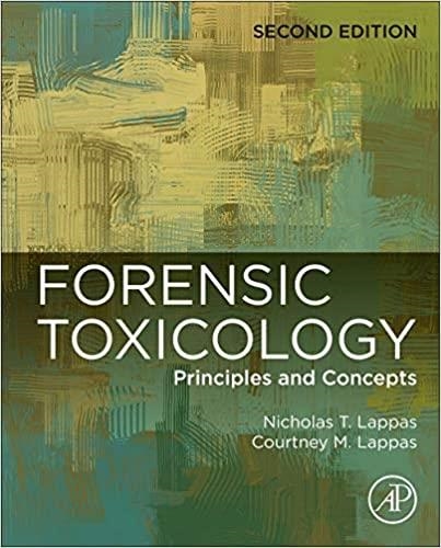 FORENSIC TOXICOLOGY.PRINCIPLES AND CONCEPTS(2ª EDITION 2021) | 9780128192863 | LAPPAS,NICHOLAS | Libreria Geli - Librería Online de Girona - Comprar libros en catalán y castellano