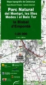 PARC NATURAL DEL MONTGRÍ,ILLES MEDES I EL BAIX TER(MAPA TOPOGRÀFIC 1:25.000) | 9788439397076 | Libreria Geli - Librería Online de Girona - Comprar libros en catalán y castellano