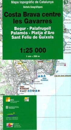 COSTA BRAVA CENTRE LES GAVARRES(MAPA TOPOGRÀFIC DE CATALUNYA 1:25 000) | 9788439397533 | Llibreria Geli - Llibreria Online de Girona - Comprar llibres en català i castellà