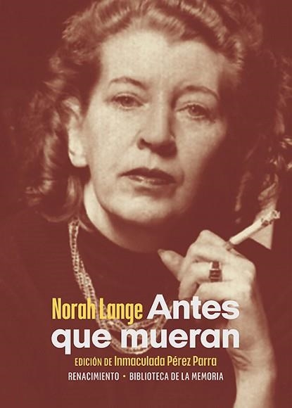 ANTES QUE MUERAN | 9788419231147 | LANGE,NORAH | Llibreria Geli - Llibreria Online de Girona - Comprar llibres en català i castellà