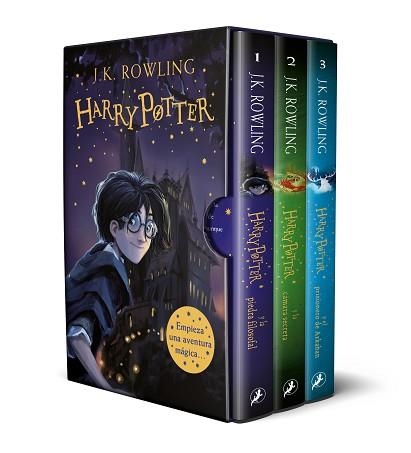 HARRY POTTER (EDICIÓN ESTUCHE CON LOS 3 PRIMEROS VOLÚMENES) | 9788418796180 | ROWLING, J.K. | Llibreria Geli - Llibreria Online de Girona - Comprar llibres en català i castellà