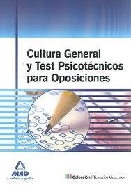 CULTURA GENERAL Y TEST PSICOTÉCNICOS PARA OPOSICIONES | 9788467668384 | Llibreria Geli - Llibreria Online de Girona - Comprar llibres en català i castellà