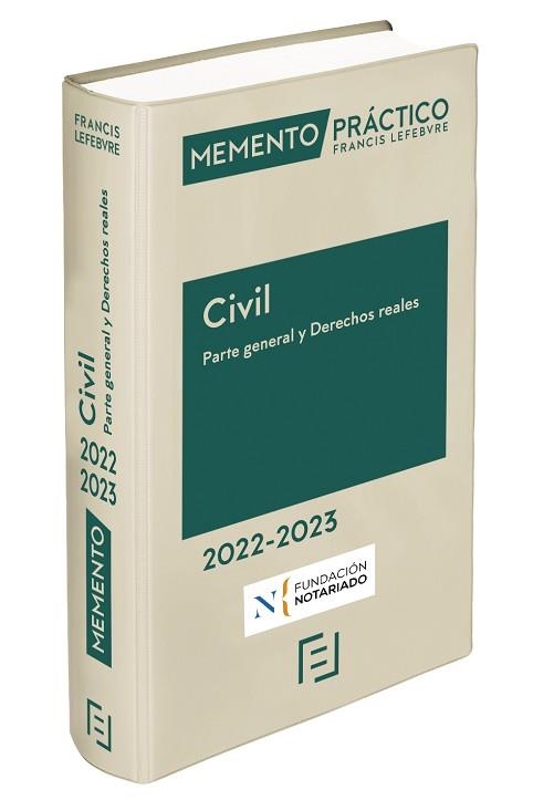 MEMENTO CIVIL.PARTE GENERAL Y DERECHOS REALES(EDICIÓN 2022-2023) | 9788418899744 |   | Llibreria Geli - Llibreria Online de Girona - Comprar llibres en català i castellà