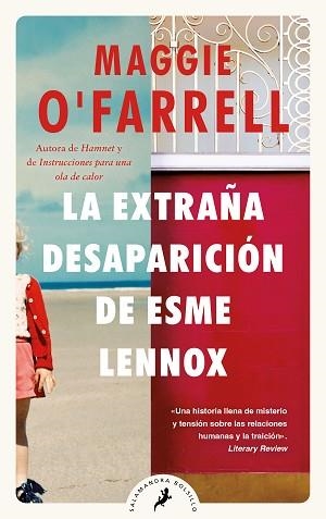 LA EXTRAÑA DESAPARICIÓN DE ESME LENNOX | 9788418173080 | O'FARRELL, MAGGIE | Llibreria Geli - Llibreria Online de Girona - Comprar llibres en català i castellà