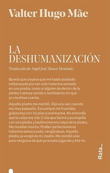 LA DESHUMANIZACIÓN | 9788416738489 | HUGO MÃE, VALTER | Llibreria Geli - Llibreria Online de Girona - Comprar llibres en català i castellà