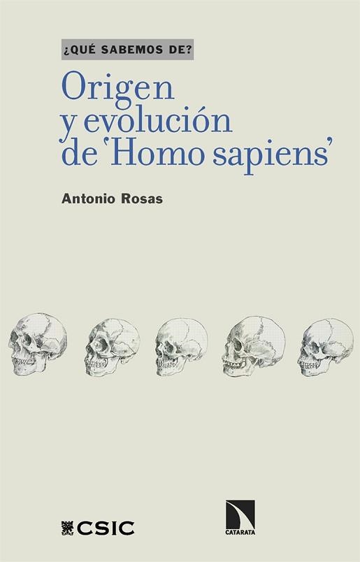 ORIGEN Y EVOLUCIÓN DE 'HOMO SAPIENS' | 9788413525297 | ROSAS,ANTONIO | Llibreria Geli - Llibreria Online de Girona - Comprar llibres en català i castellà