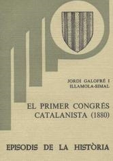 EL PRIMER CONGRÉS CATALANISTA (1880) | 9788423201556 | GALOFRÉ,JORDI | Llibreria Geli - Llibreria Online de Girona - Comprar llibres en català i castellà