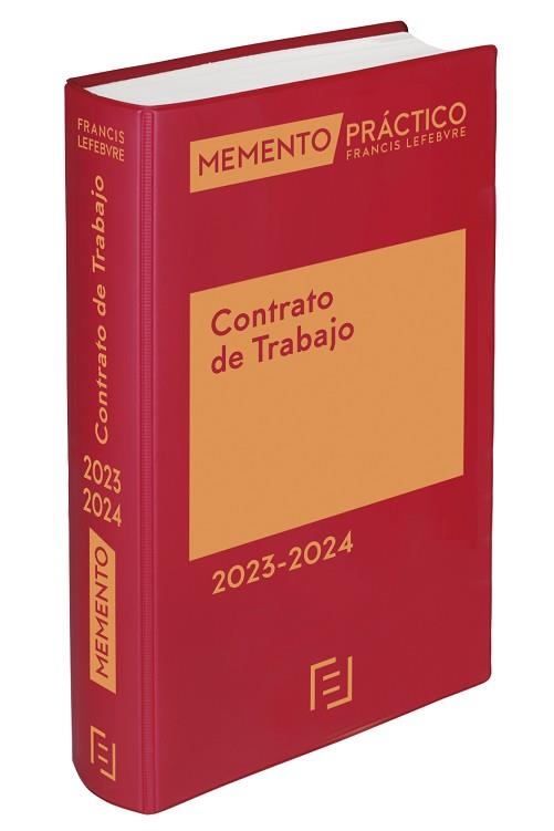 MEMENTO PRÁCTICO CONTRATO DE TRABAJO(EDICIÓN 2023-2024) | 9788419303561 | LEFEBVRE-EL DERECHO | Llibreria Geli - Llibreria Online de Girona - Comprar llibres en català i castellà