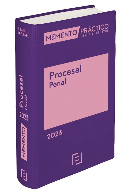 MEMENTO PRÁCTICO PROCESAL PENAL(EDICIÓN 2023) | 9788419303493 | LEFEBVRE-EL DERECHO | Llibreria Geli - Llibreria Online de Girona - Comprar llibres en català i castellà