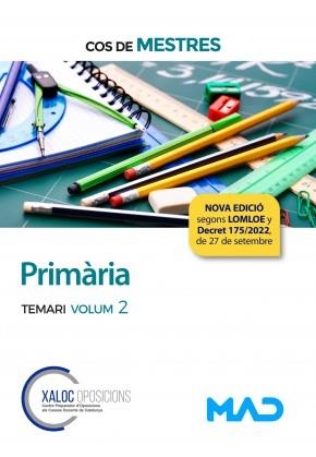 COS DE MESTRES.PRIMÀRIA(TEMARI-2.EDICIÓ 2022) | 9788414262269 | Llibreria Geli - Llibreria Online de Girona - Comprar llibres en català i castellà