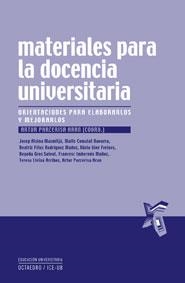 MATERIALES PARA LA DOCENCIA UNIVERSITARIA.ORIENTACIONES... | 9788480637442 | PARCERISA ARAN,ARTUR | Llibreria Geli - Llibreria Online de Girona - Comprar llibres en català i castellà