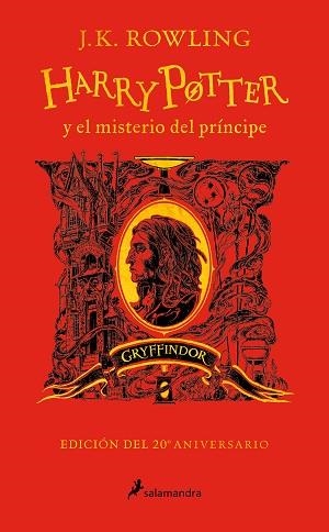 HARRY POTTER Y EL MISTERIO DEL PRÍNCIPE (EDICIÓN GRYFFINDOR DEL 20º ANIVERSARIO) | 9788418637940 | ROWLING,J.K. | Libreria Geli - Librería Online de Girona - Comprar libros en catalán y castellano