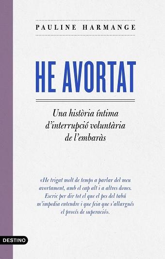 HE AVORTAT | 9788497103442 | HARMANGE,PAULINE | Llibreria Geli - Llibreria Online de Girona - Comprar llibres en català i castellà