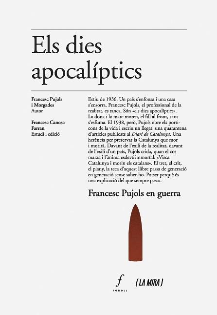 ELS DIES APOCALÍPTICS | 9788412536447 | PUJOLS MORGADES,FRANCESC | Llibreria Geli - Llibreria Online de Girona - Comprar llibres en català i castellà