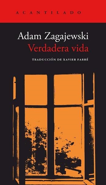 VERDADERA VIDA | 9788419036384 | ZAGAJEWSKI,ADAM | Llibreria Geli - Llibreria Online de Girona - Comprar llibres en català i castellà