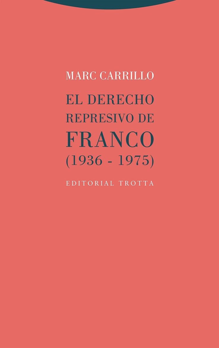 EL DERECHO REPRESIVO DE FRANCO (1936-1975) | 9788413641034 | CARRILLO,MARC | Llibreria Geli - Llibreria Online de Girona - Comprar llibres en català i castellà