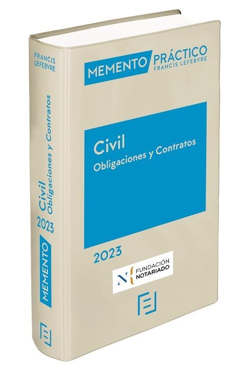 MEMENTO PRÁCTICO CIVIL.OBLIGACIONES Y CONTRATOS(EDICIÓN 2023) | 9788419573476 |   | Llibreria Geli - Llibreria Online de Girona - Comprar llibres en català i castellà