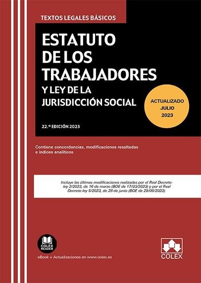 ESTATUTO DE LOS TRABAJADORES Y LEY DE JURISDICCIÓN SOCIAL(EDICIÓN  | 9788411940283 |   | Libreria Geli - Librería Online de Girona - Comprar libros en catalán y castellano