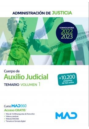 CUERPO DE AUXILIO JUDICIAL DE LA ADMINISTRACIÓN DE JUSTICIA(TEMARIO-1) | 9788414261729 | DORADO PICON,DOMINGO/RODRIGUEZ RIVERA,FRANCISCO ENRIQUE | Llibreria Geli - Llibreria Online de Girona - Comprar llibres en català i castellà