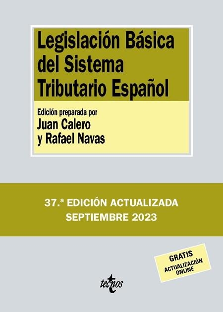 LEGISLACIÓN BÁSICA DEL SISTEMA TRIBUTARIO ESPAÑOL(16ª EDICIÓN 2023) | 9788430988501 |   | Libreria Geli - Librería Online de Girona - Comprar libros en catalán y castellano