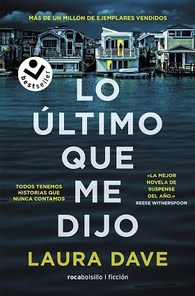 LO ÚLTIMO QUE ME DIJO(LA NOVELA EN LA QUE SE BASA LA SERIE DE APPLE TV) | 9788419498021 | DAVE,LAURA | Llibreria Geli - Llibreria Online de Girona - Comprar llibres en català i castellà