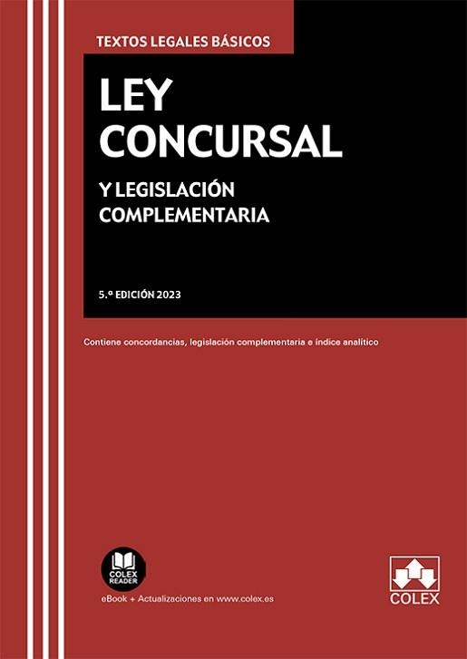 LEY CONCURSAL Y LEGISLACIÓN COMPLEMENTARIA(5ª EDICIÓN 2023) | 9788411940504 |   | Libreria Geli - Librería Online de Girona - Comprar libros en catalán y castellano