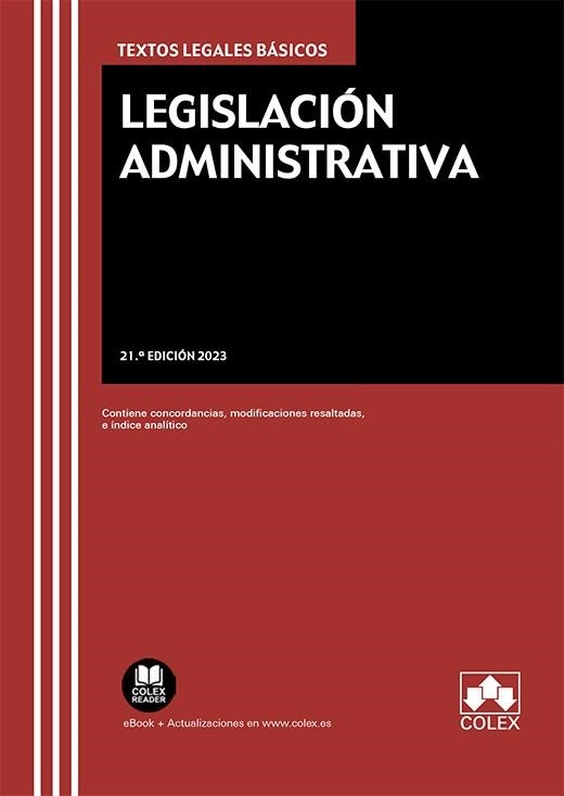 LEGISLACIÓN ADMINISTRATIVA(21ª EDICIÓN 2023) | 9788411940481 |   | Libreria Geli - Librería Online de Girona - Comprar libros en catalán y castellano