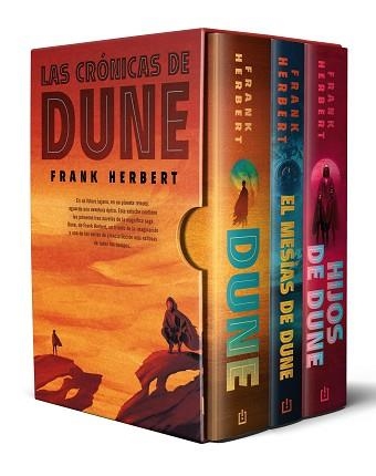 TRILOGÍA DUNE(EDICIÓN DE LUJO.ESTUCHE CON:DUNE/EL MESÍAS DE DUNE/HIJOS DE DUNE) | 9788466367943 | HERBERT,FRANK | Llibreria Geli - Llibreria Online de Girona - Comprar llibres en català i castellà