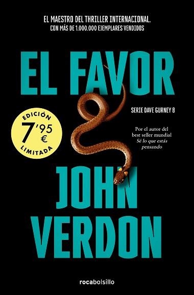 EL FAVOR (SERIE DAVID GURNEY 8) | 9788419498175 | VERDON,JOHN | Llibreria Geli - Llibreria Online de Girona - Comprar llibres en català i castellà