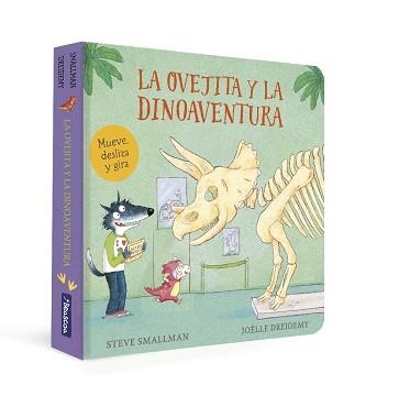 LA OVEJITA Y LA DINOAVENTURA (LA OVEJITA QUE VINO A CENAR. LIBRO DE CARTÓN) | 9788448866976 | SMALLMAN, STEVE | Llibreria Geli - Llibreria Online de Girona - Comprar llibres en català i castellà