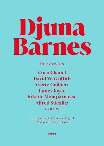 ENTREVISTAS.DJUNA BARNES | 9788412770407 | BARNES, DJUNA | Llibreria Geli - Llibreria Online de Girona - Comprar llibres en català i castellà