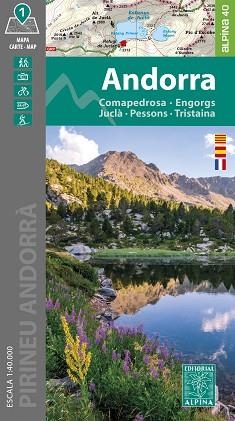 ANDORRA (MAPA ALPINA 40) | 9788470111235 | Llibreria Geli - Llibreria Online de Girona - Comprar llibres en català i castellà