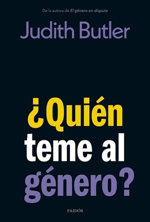 QUIÉN TEME AL GÉNERO? | 9788449342387 | BUTLER, JUDITH | Llibreria Geli - Llibreria Online de Girona - Comprar llibres en català i castellà