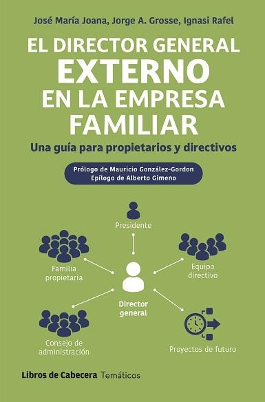 EL DIRECTOR GENERAL EXTERNO EN LA EMPRESA FAMILIAR | 9788412879643 | JOANA, JOSÉ MARÍA/GROSSE, JORGE A./RAFEL, IGNASI | Libreria Geli - Librería Online de Girona - Comprar libros en catalán y castellano