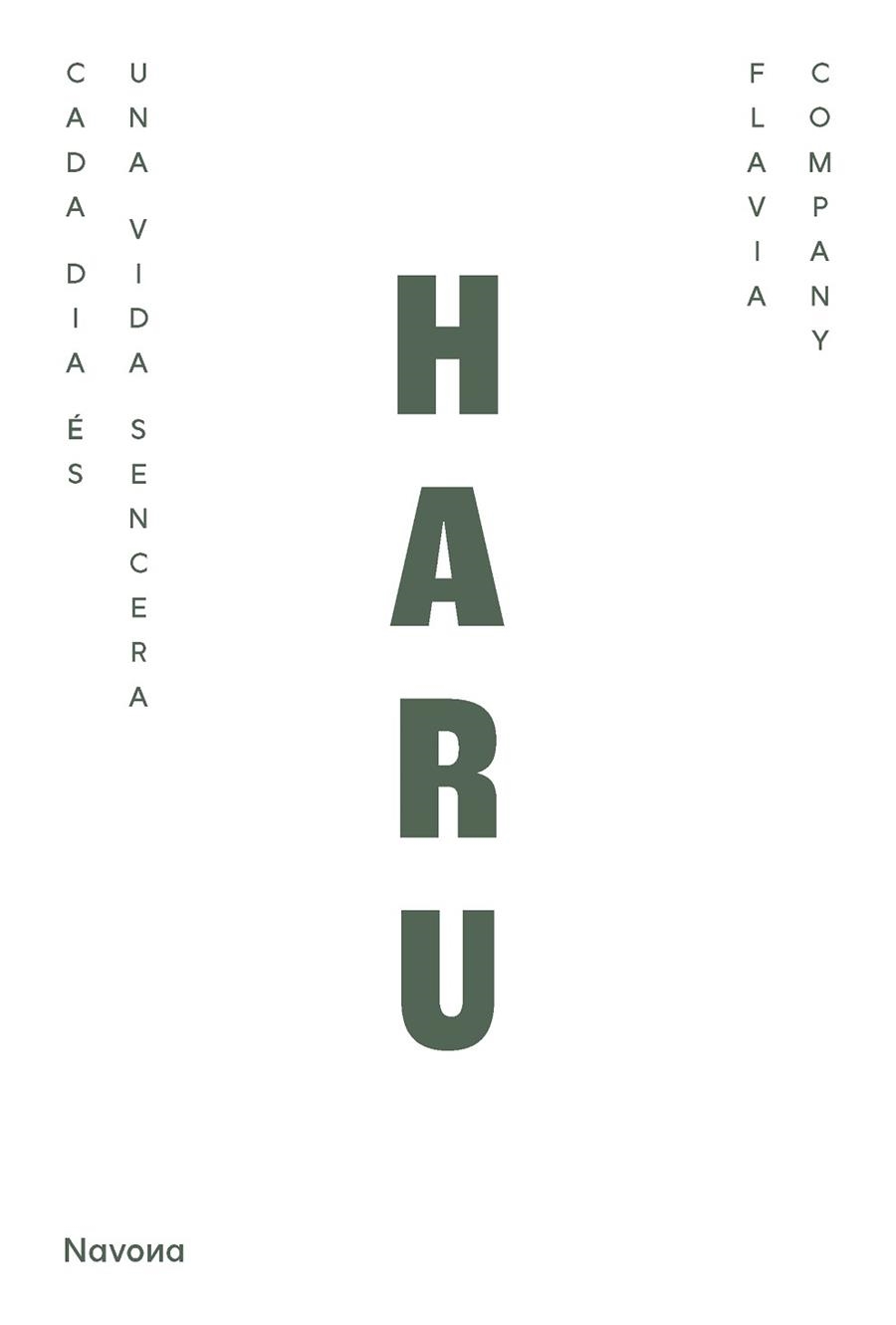 HARU (EDICIÓ EN CATALÀ) | 9788410180185 | COMPANY, FLAVIA | Llibreria Geli - Llibreria Online de Girona - Comprar llibres en català i castellà