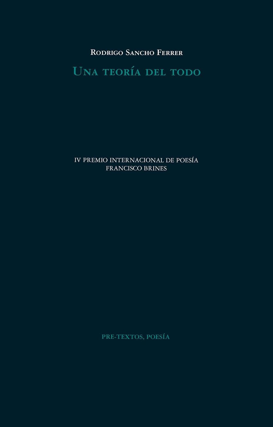 UNA TEORÍA DEL TODO | 9788410309241 | SANCHO FERRER, RODRIGO | Llibreria Geli - Llibreria Online de Girona - Comprar llibres en català i castellà