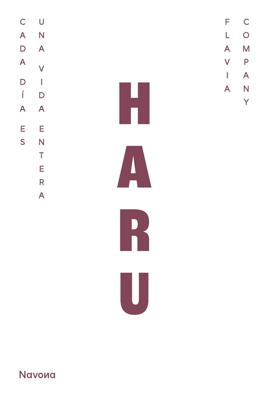 HARU(EDICIÓN EN CASTELLANO) | 9788410180161 | COMPANY, FLAVIA | Llibreria Geli - Llibreria Online de Girona - Comprar llibres en català i castellà