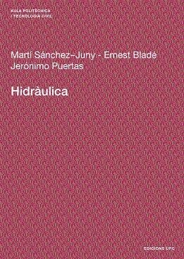 HIDRAULICA | 9788483018217 | SANCHEZ-JUNY,MARTI ET AL. | Llibreria Geli - Llibreria Online de Girona - Comprar llibres en català i castellà