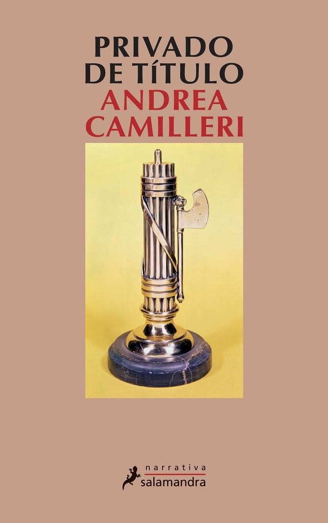 PRIVADO DE TITULO | 9788498380774 | CAMILLERI,ANDREA | Llibreria Geli - Llibreria Online de Girona - Comprar llibres en català i castellà