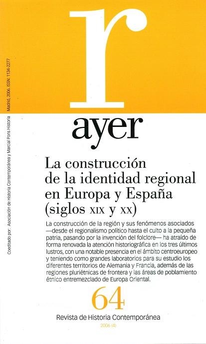 LA CONSTRUCCION DE LA IDENTIDAD REGIONAL EN EUROPA Y ESPAÑA | 9788496467439 | NUÑEZ SEIXAS, XOSE MANUEL | Llibreria Geli - Llibreria Online de Girona - Comprar llibres en català i castellà